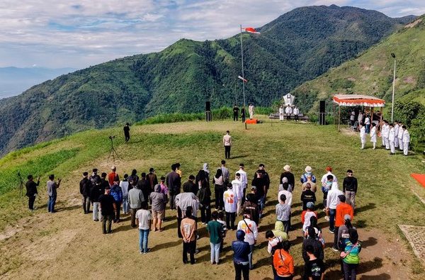Upacara Bendera di Bukit Selena, Palu Kenalkan Periwisata Sulawesi Tengah